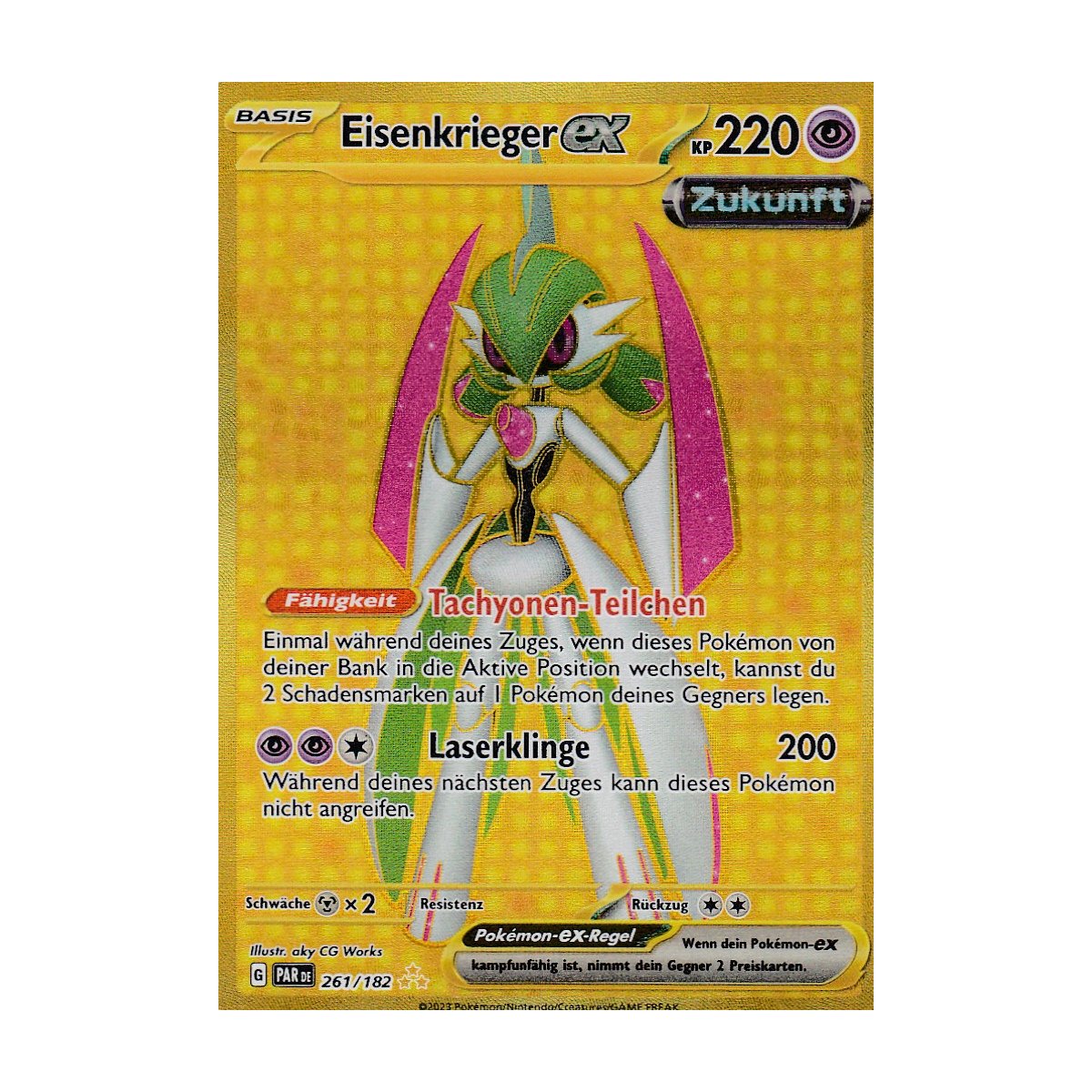 Eisenkrieger Ex 261 182 Hyper Rare Paradoxrift Pokemon Karte Kaufen