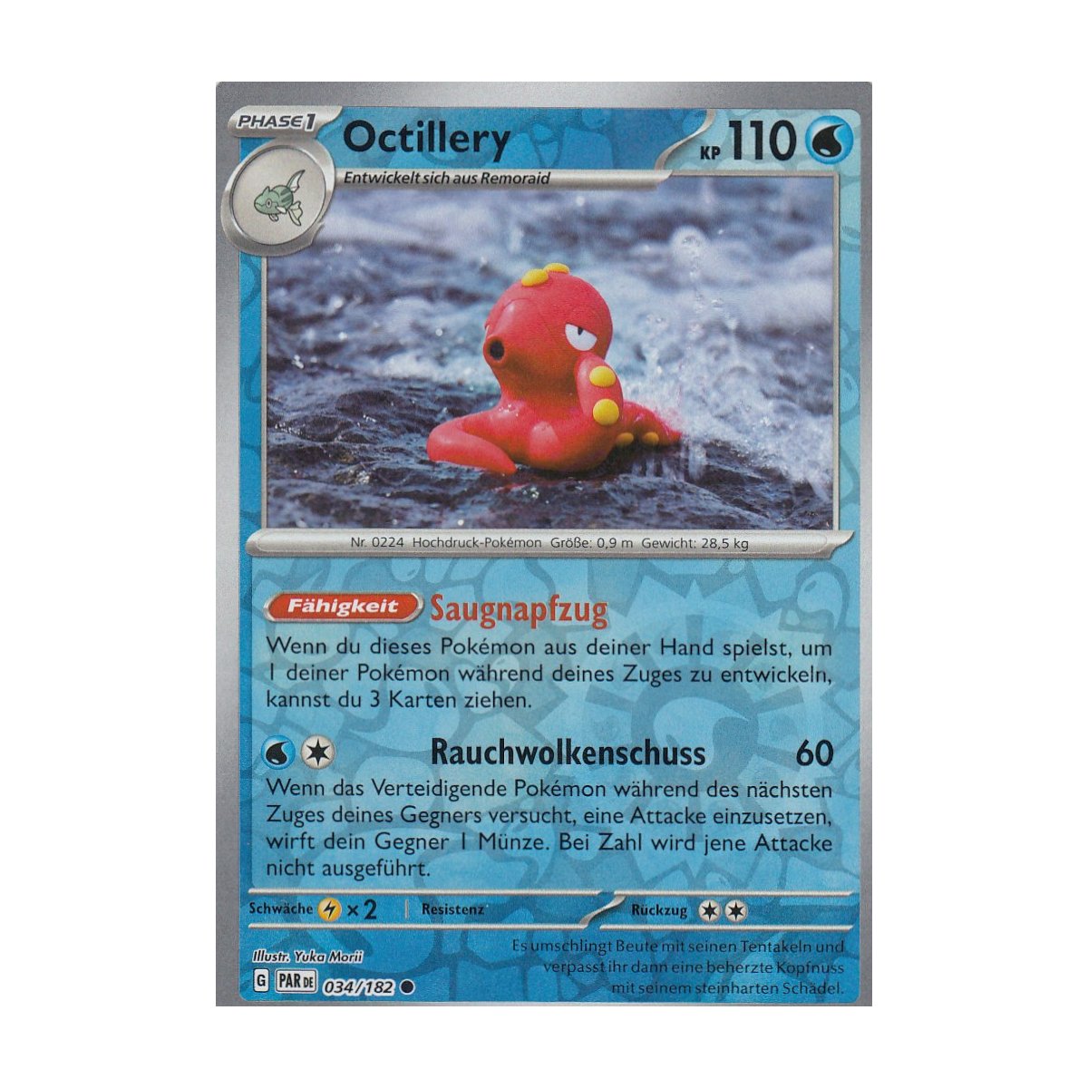 Octillery 034/182 REVERSE HOLO Paradoxrift Pokemon Karte kaufen