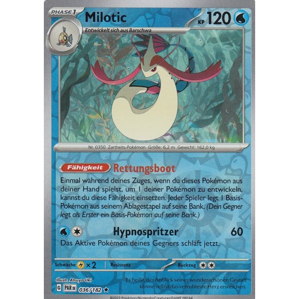 Milotic 036/182 Holo REVERSE HOLO