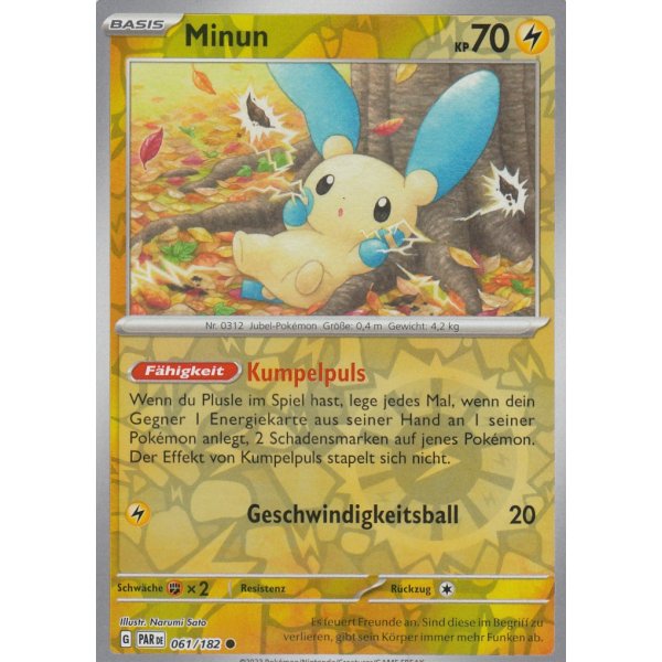 Minun 061/182 REVERSE HOLO