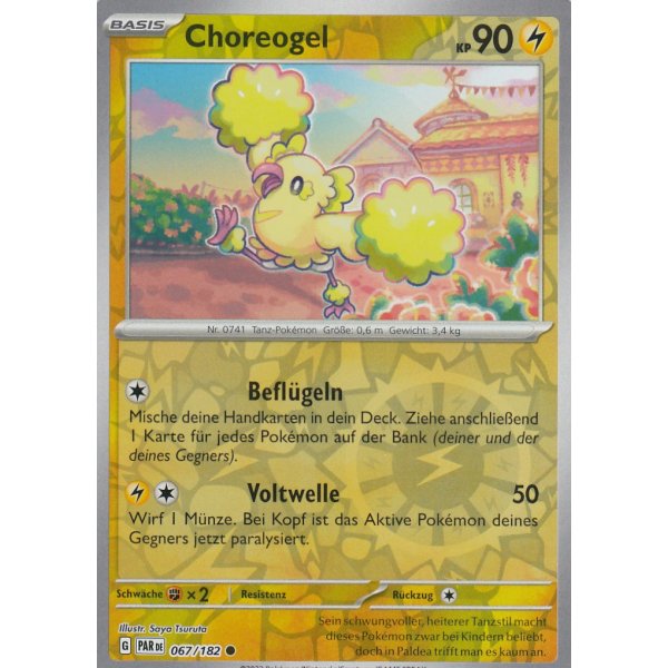 Choreogel 067/182 REVERSE HOLO