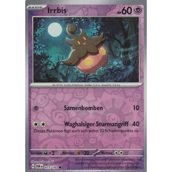 Irrbis 077/182 REVERSE HOLO