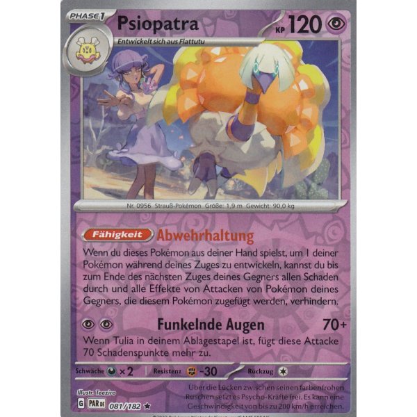 Psiopatra 081/182 Holo REVERSE HOLO