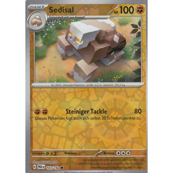 Sedisal 103/182 REVERSE HOLO