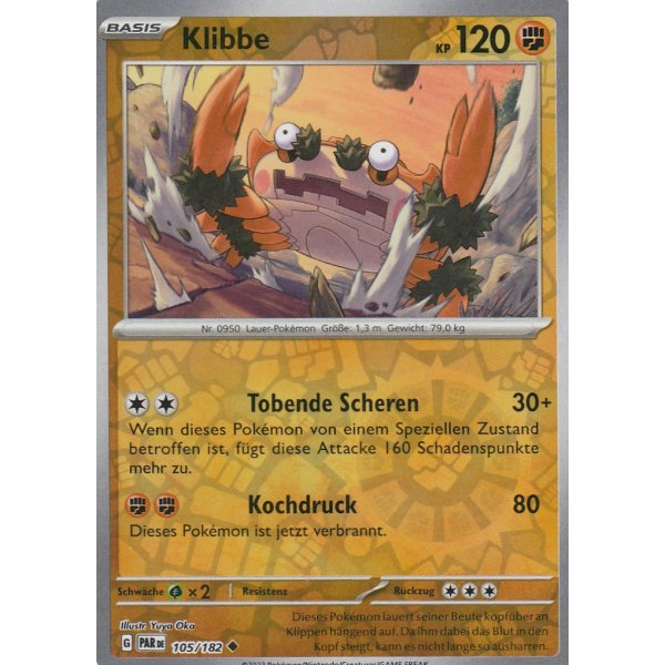 Klibbe 105/182 REVERSE HOLO