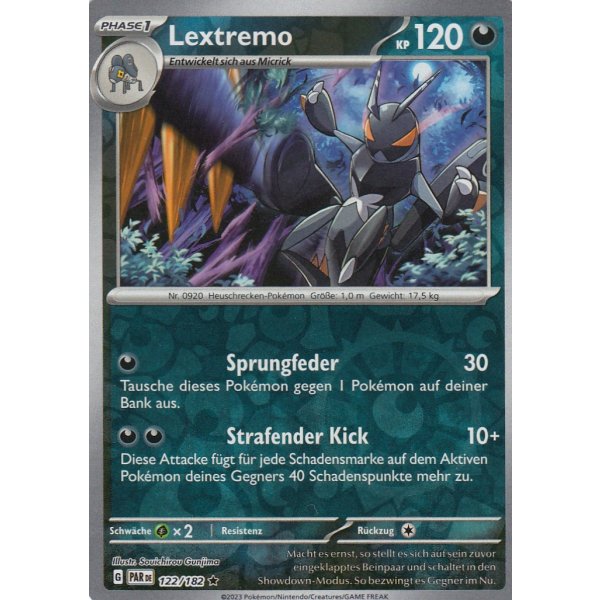 Lextremo 122/182 Holo REVERSE HOLO