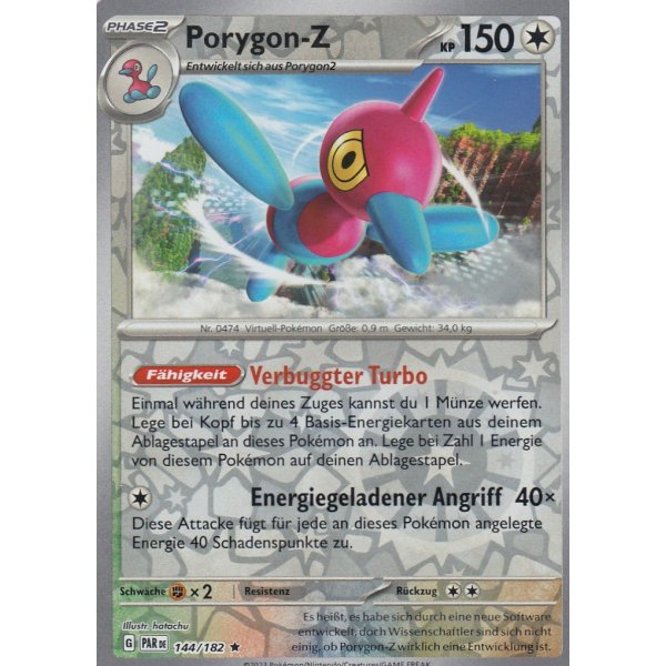 Porygon-Z 144/182 Holo REVERSE HOLO