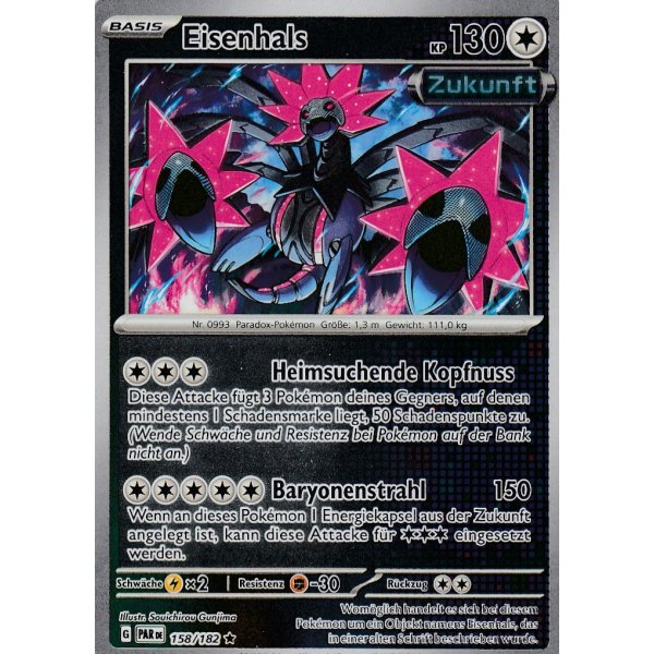 Eisenhals 158/182 Holo REVERSE HOLO