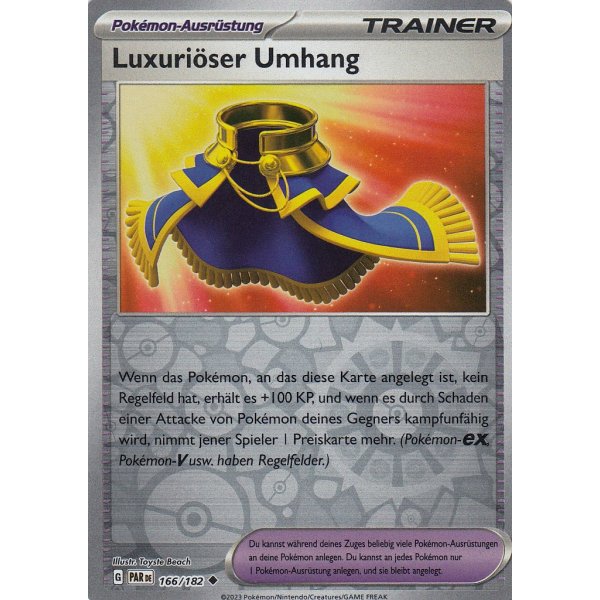 Luxuri&ouml;ser Umhang 166/182 REVERSE HOLO