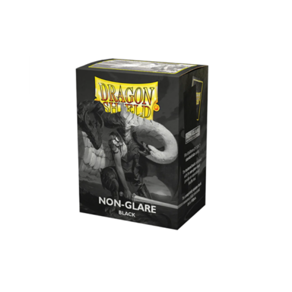 Dragon Shield Matte Non-Glare Sleeves - Black (100 Kartenh&uuml;llen)