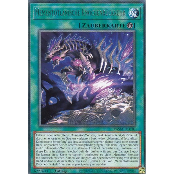 Mementotlanische Knochenr&uuml;ckkehr VASM-DE010