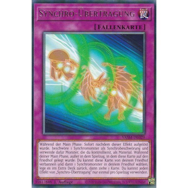 Synchro-&Uuml;bertragung VASM-DE029