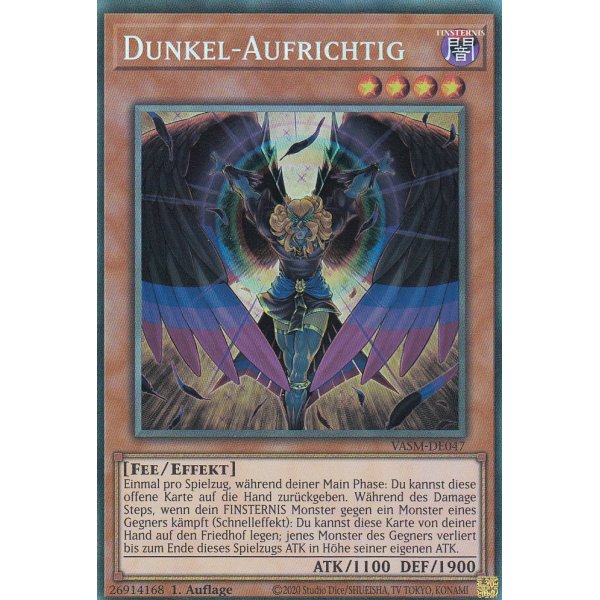 Dunkel-Aufrichtig (V.2 - Collectors Rare) VASM-DE047-Collectors-Rare