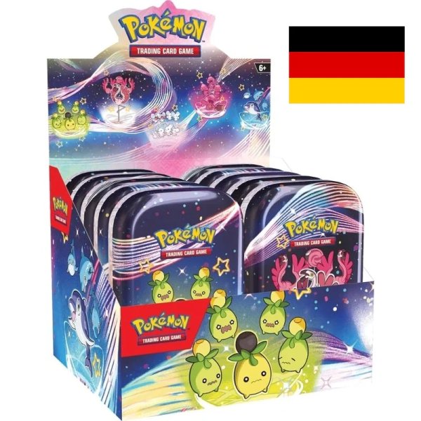 Karmesin &amp; Purpur Paldeas Schicksale Mini Tin Display sealed (deutsch)