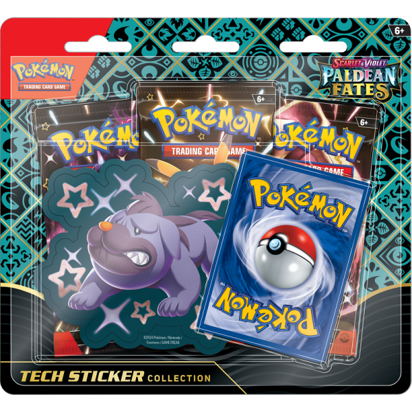 Scarlet &amp; Violet Paldean Fates Tech-Sticker-Collection - Maschiff (englisch)