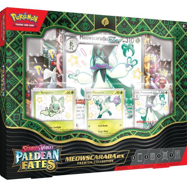 Scarlet &amp; Violet Paldean Fates Premium Collection Meowscarada ex (englisch)