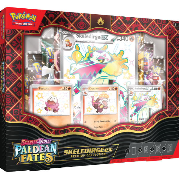 Scarlet &amp; Violet Paldean Fates Premium Collection Skeledirge ex (englisch)