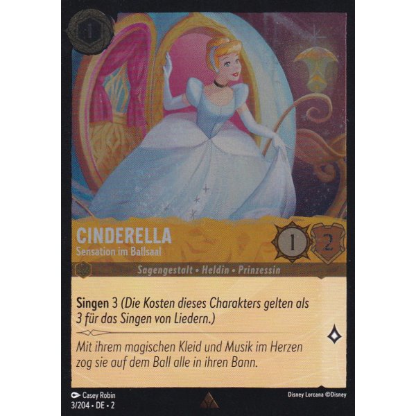 Cinderella - Sensation im Ballsaal (V.1) Holo 003/204