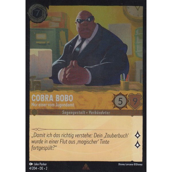 Cobra Bobo - Nur einer vom Jugendamt Holo 004/204