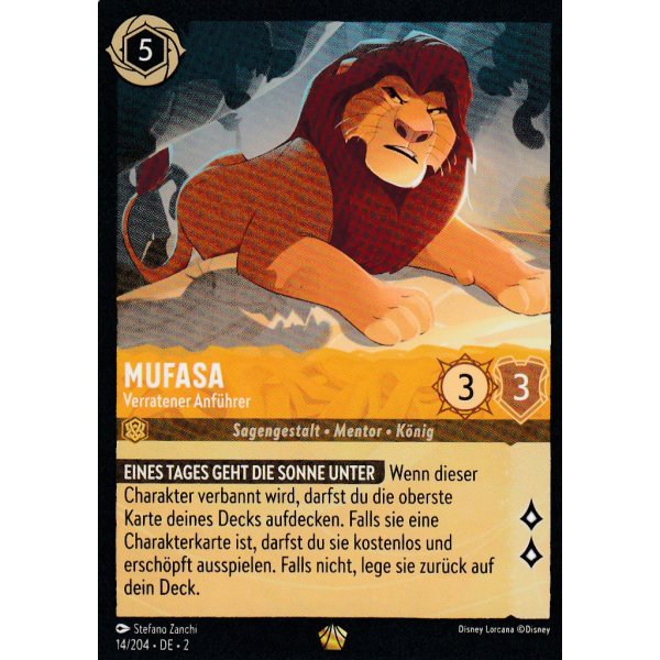 Mufasa - Verratener Anf&uuml;hrer 014/204