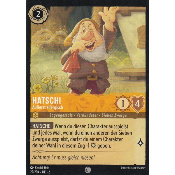 Hatschi - &Auml;u&szlig;erst allergisch 022/204