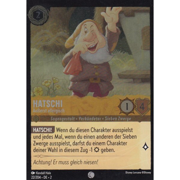 Hatschi - &Auml;u&szlig;erst allergisch Holo 022/204