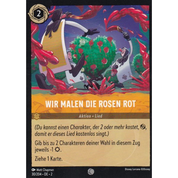 Wir Malen die Rosen Rot 030/204
