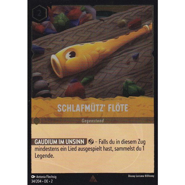 Schlafm&uuml;tz Fl&ouml;te Holo 034/204