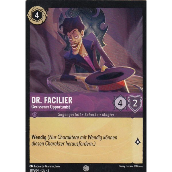 Dr. Facilier - Gerissener Opportunist 038/204