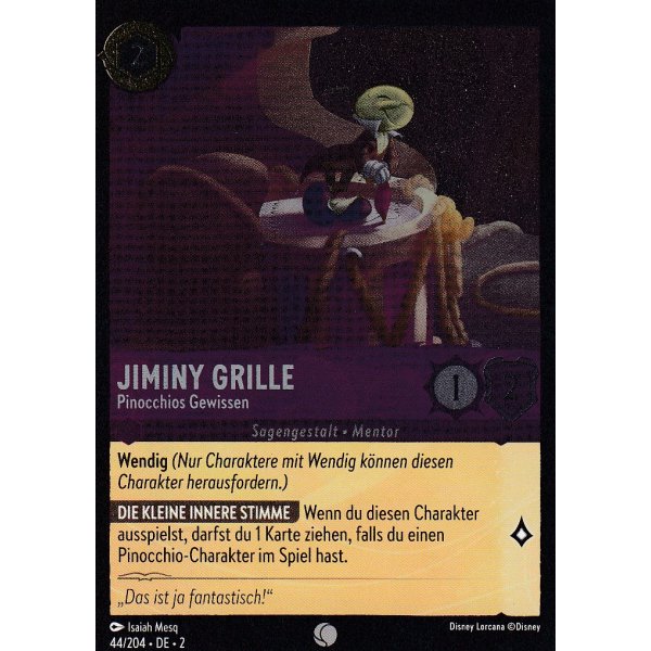 Jiminy Grille - Pinocchios Gewissen Holo 044/204