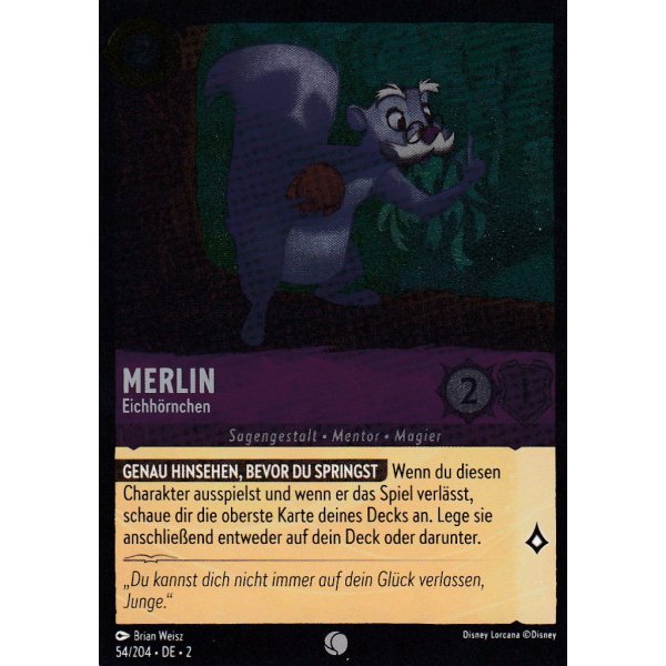 Merlin - Eichh&ouml;rnchen Holo 054/204