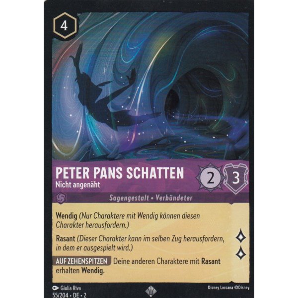 Peter Pans Schatten - Nicht angen&auml;ht 055/204
