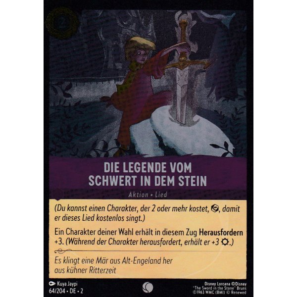 Die Legende vom Schwert im Stein Holo 064/204