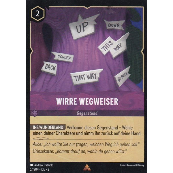 Wirre Wegweiser 067/204