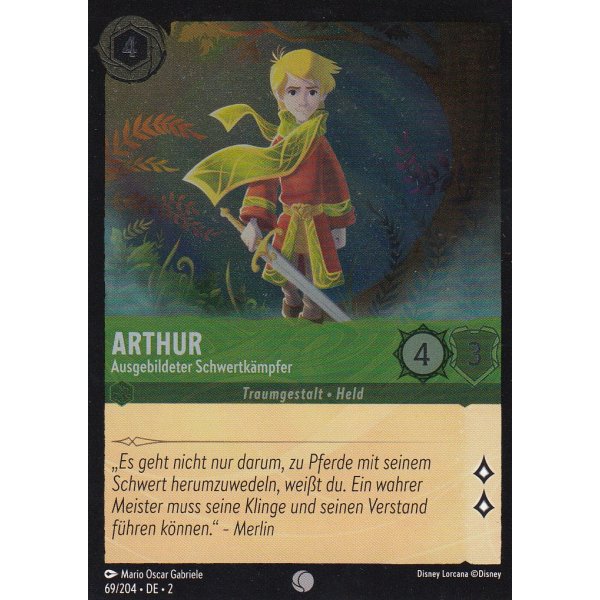 Arthur - Ausgebildeter Schwertk&auml;mpfer Holo 069/204