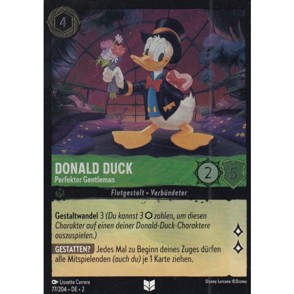 Donald Duck - Perfekter Gentleman Holo 077/204
