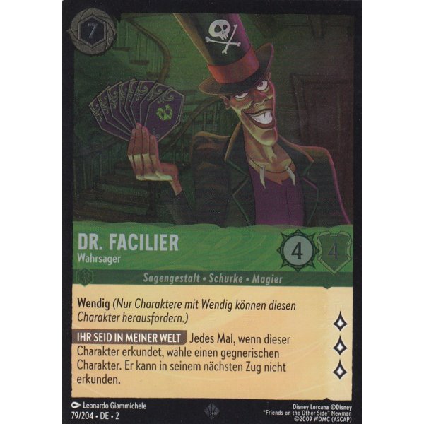 Dr. Facilier - Wahrsager Holo 079/204