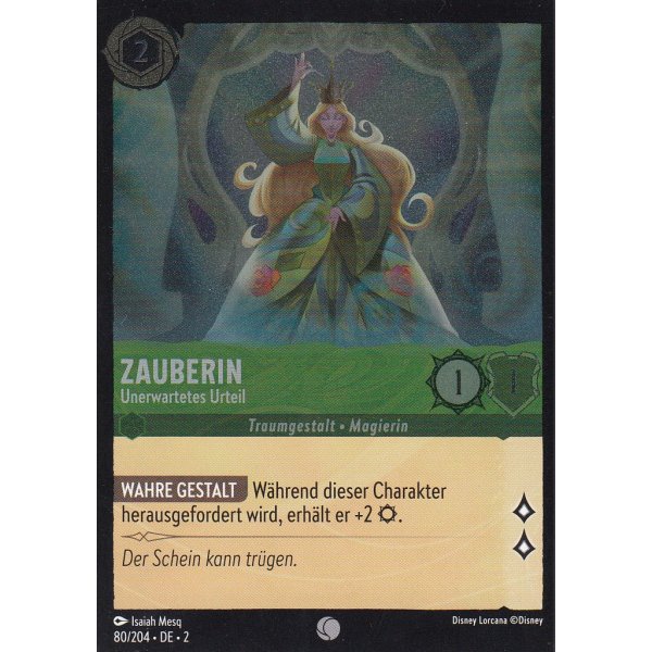 Zauberin - Unerwartetes Urteil Holo 080/204