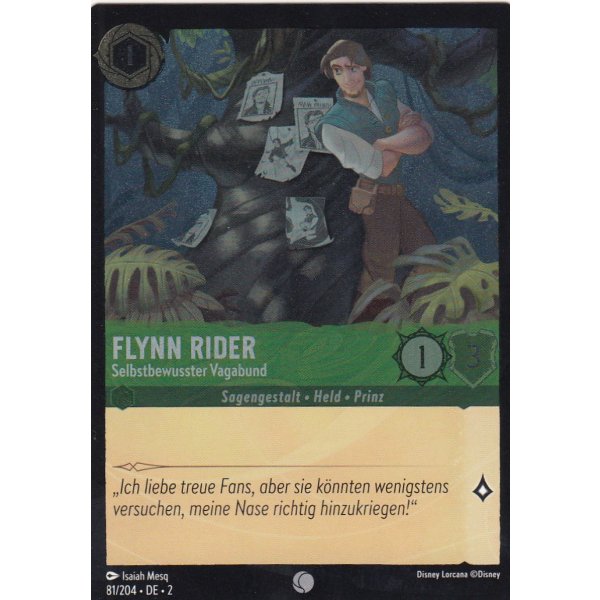 Flynn Rider - Selbstbewusster Vagabund Holo 081/204