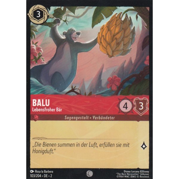 Balu - Lebensfroher B&auml;r 103/204