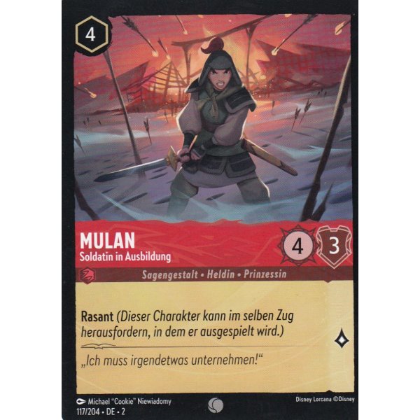 Mulan - Soldatin in Ausbildung 117/204