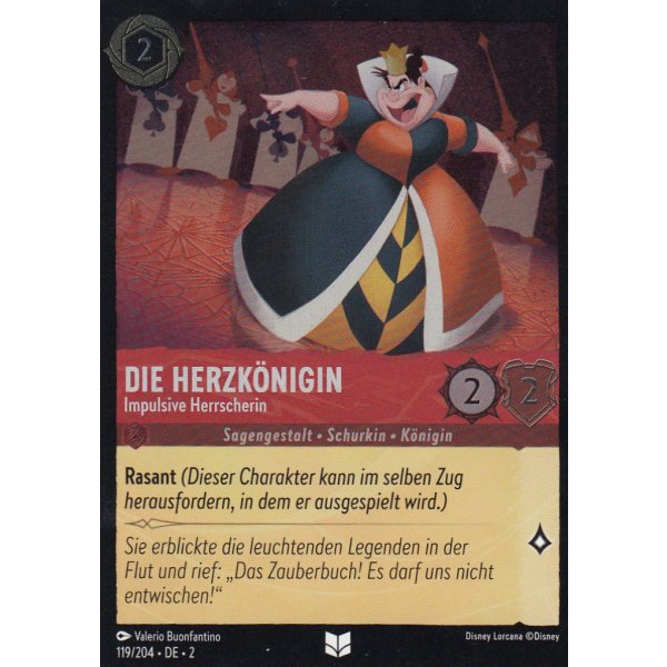 Die Herzk&ouml;nigin - Impulsive Herrscherin Holo 119/204