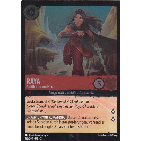 Raya - Anf&uuml;hrerin von Herz Holo 123/204