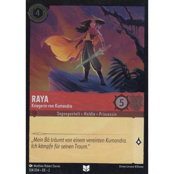 Raya - Kriegerin von Kumandra Holo 124/204