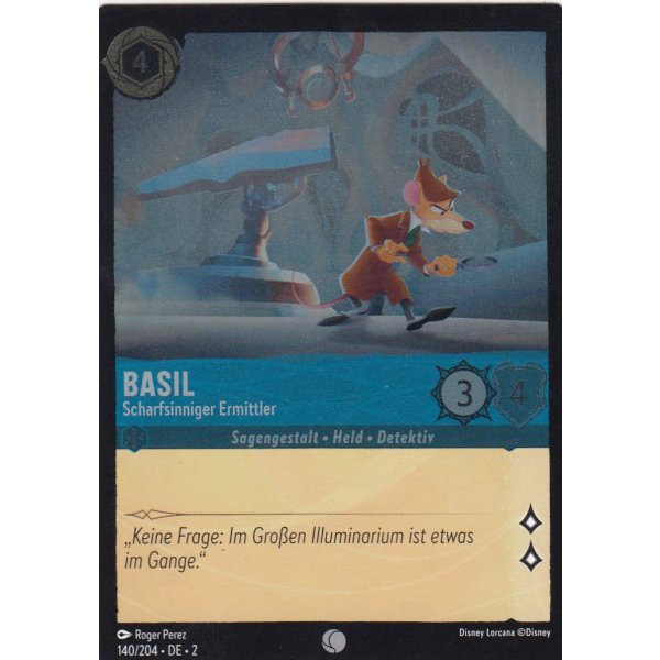 Basil - Scharfsinniger Ermittler Holo 140/204