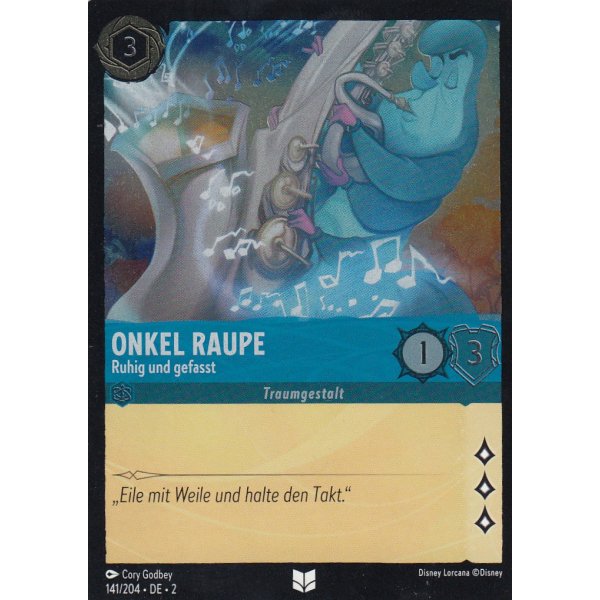 Onkel Raupe - Ruhig und gefasst Holo 141/204