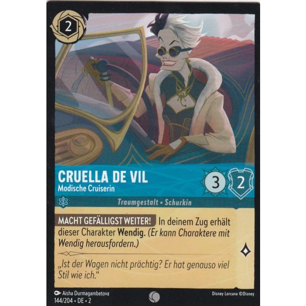 Cruella De Vil - Modische Cruiserin 144/204
