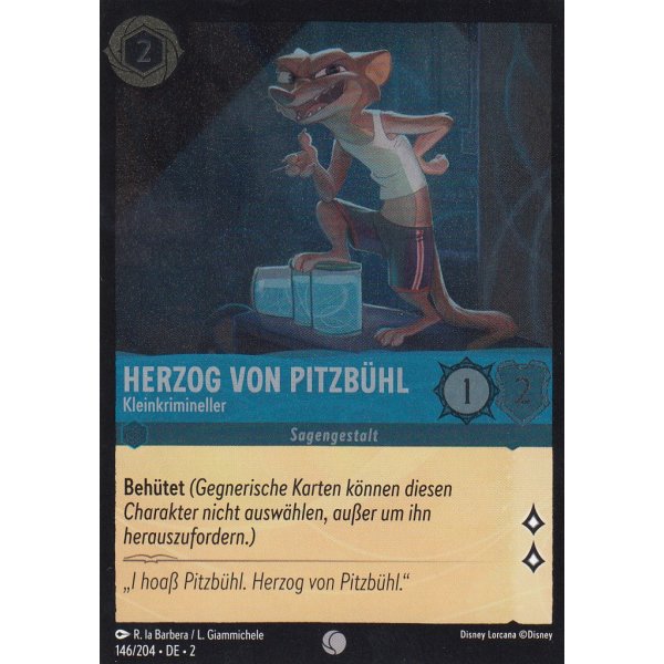 Herzog von Pitzb&uuml;hl - Kleinkrimineller Holo 146/204
