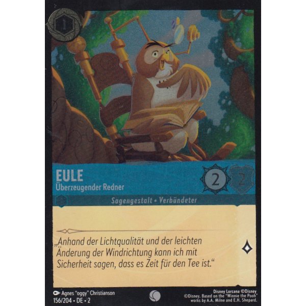 Eule - &Uuml;berzeugender Redner Holo 156/204