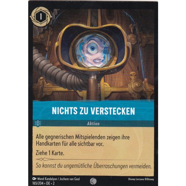 Nichts zu verstecken 165/204